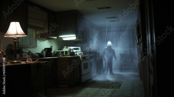 Fototapeta Home video capture of ghost