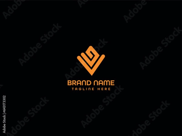Obraz letter logo design