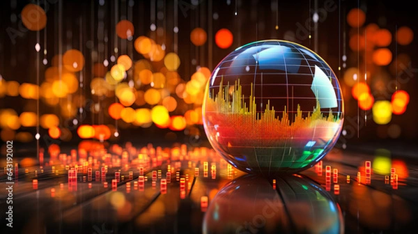Fototapeta Predictive analytics for market trends