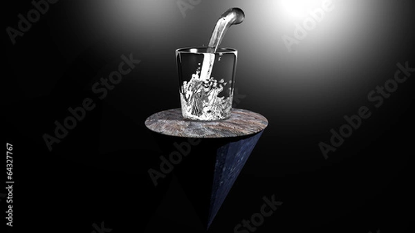 Obraz Wasserglas