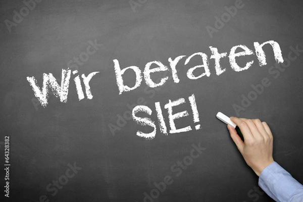 Obraz Wir beraten Sie!