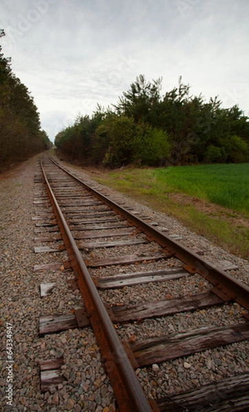 Fototapeta Curvy track