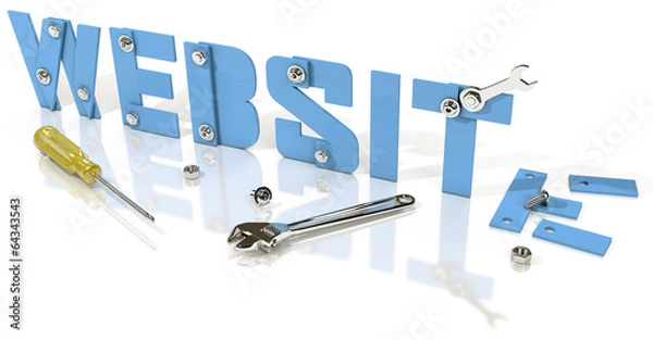 Obraz Strona w budowie