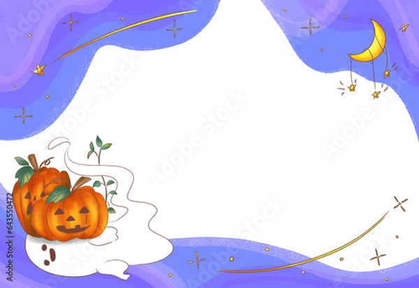 Obraz ポップなハロウィンのフレーム