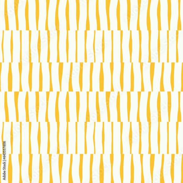 Fototapeta Abstract seamless texture with small vertical lines. Hand drawn monochrome vector pattern. Modern simple geometrical background