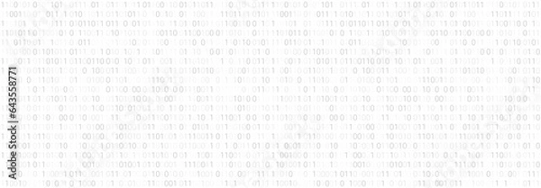 Fototapeta binary programming coding. cyber matrix background
