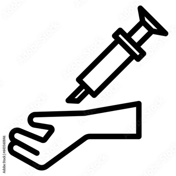 Obraz syringe line 