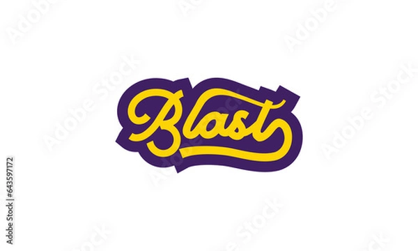 Fototapeta Typography Logo Design 