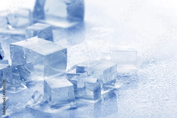 Obraz  ice cubes