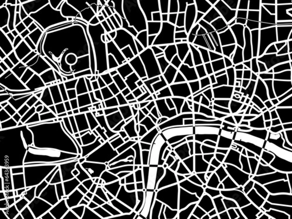 Obraz Vector map of London
