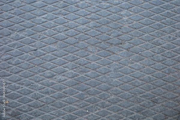 Fototapeta Abstract industrial background. Concrete surface with mesh pattern. gray background.