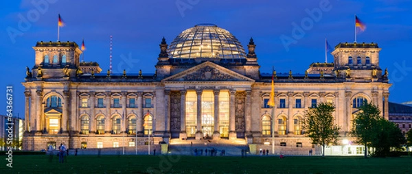 Fototapeta Reichstag building in Berlin