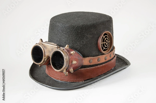 Obraz Steampunk hat and goggles