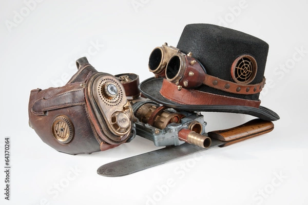 Fototapeta Steampunk accessories