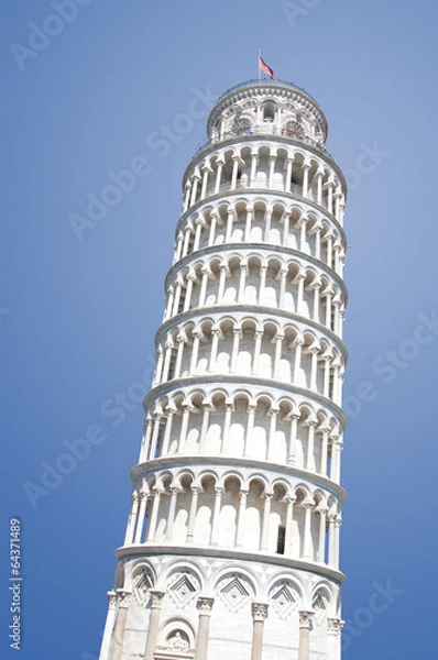 Obraz Leaning Tower of Pisa Isolated