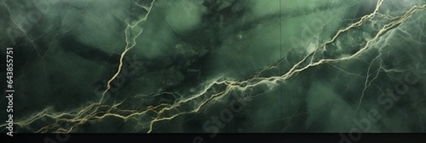 Obraz Green Marble Creative Abstract Photorealistic Texture. Screen Wallpaper. Digiral Art. Abstract Bright Surface Background. Ai Generated Vibrant Texture Pattern.