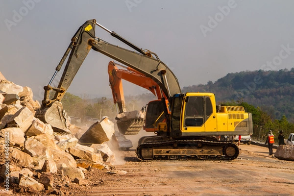 Obraz Loader excavators