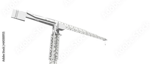Fototapeta tower crane-3