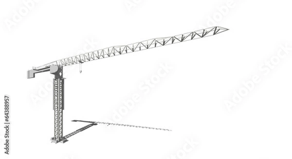 Fototapeta tower crane-2
