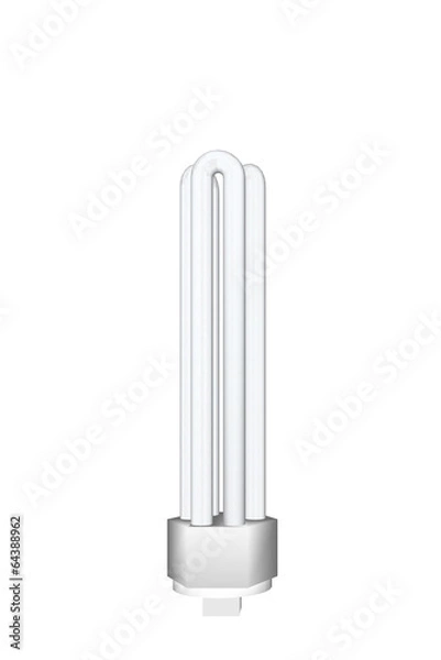 Fototapeta compact fluorescent bulp