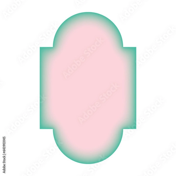 Fototapeta Inner glow abstract shape