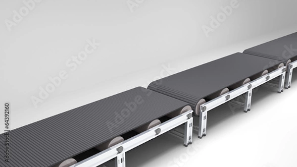 Obraz empty conveyor belt