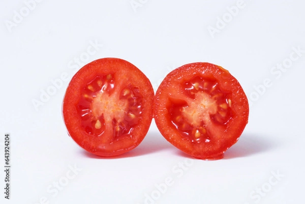 Fototapeta tomato with drops