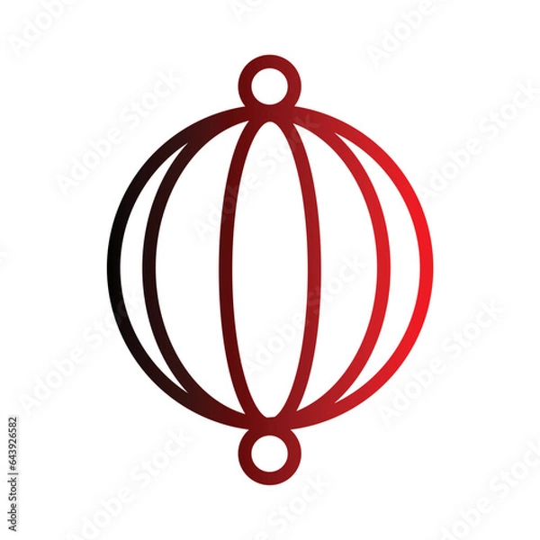 Obraz Asian Fan Flag