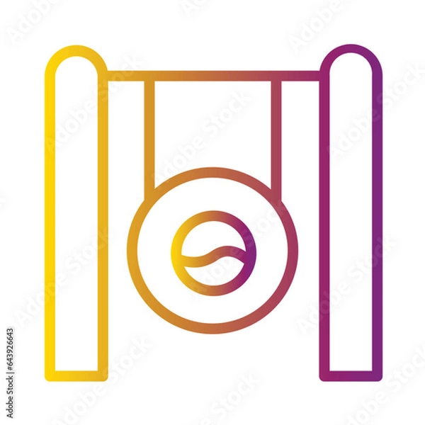 Obraz Building Flag Gong