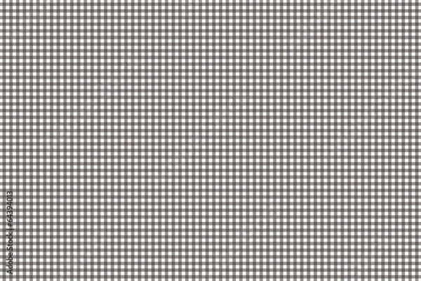 Fototapeta ギンガムチェック　ブラック