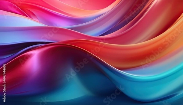 Fototapeta Abstract Design : Colorful Silky Texture in Pink, Purple, Blue