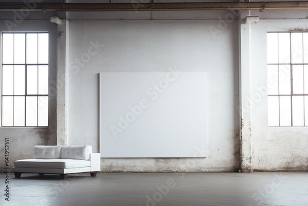 Obraz Mockup Frame. Modern Interior Design. Background. Your art space.