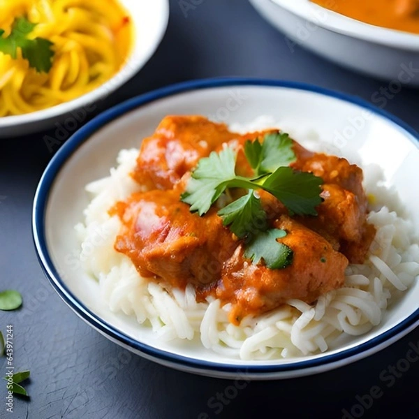 Obraz rice with chicken