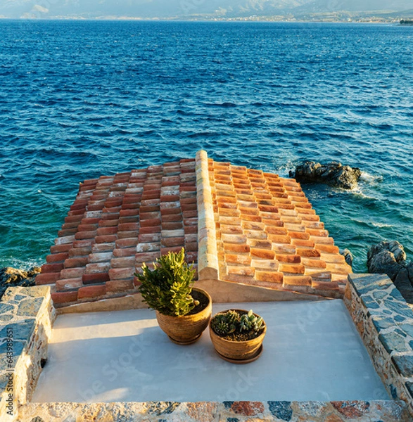 Obraz Rooftop in Monemvasia