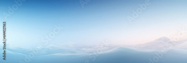 Obraz Calm cloudscape horizon with blue sky gradients