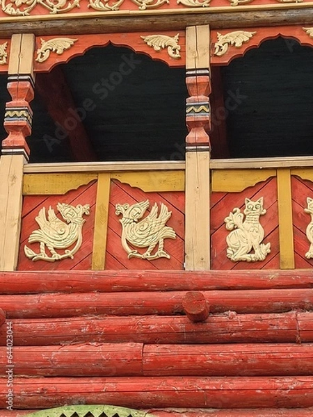 Obraz chinese temple door