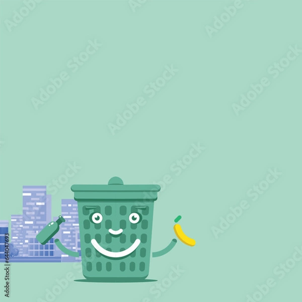 Obraz Trash can