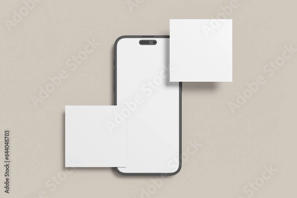 Obraz Instagram Post Blank Mockup