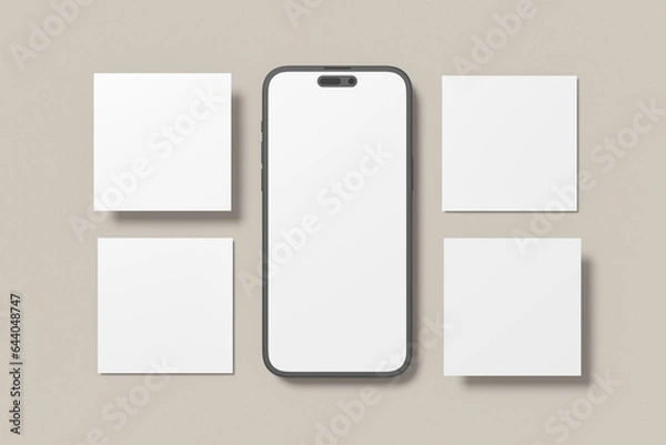 Obraz Instagram Post Blank Mockup