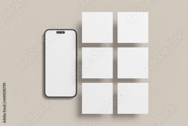 Obraz Instagram Post Blank Mockup