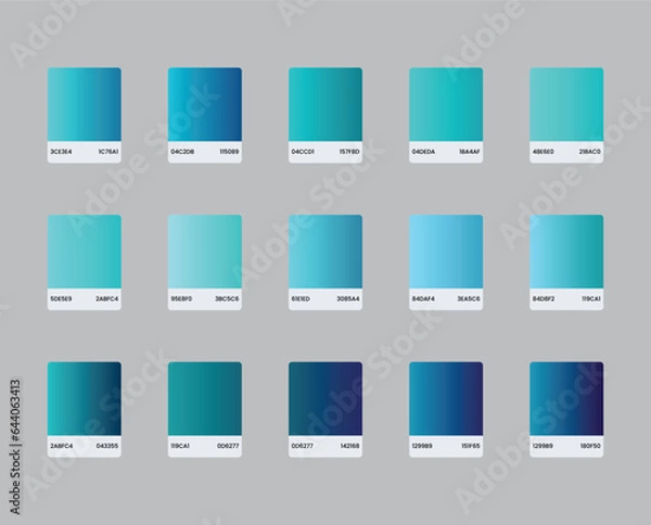 Fototapeta vector illustration of color Palette