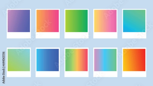 Fototapeta vector illustration of color Palette
