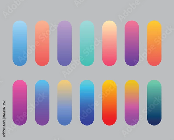 Fototapeta vector illustration of color Palette