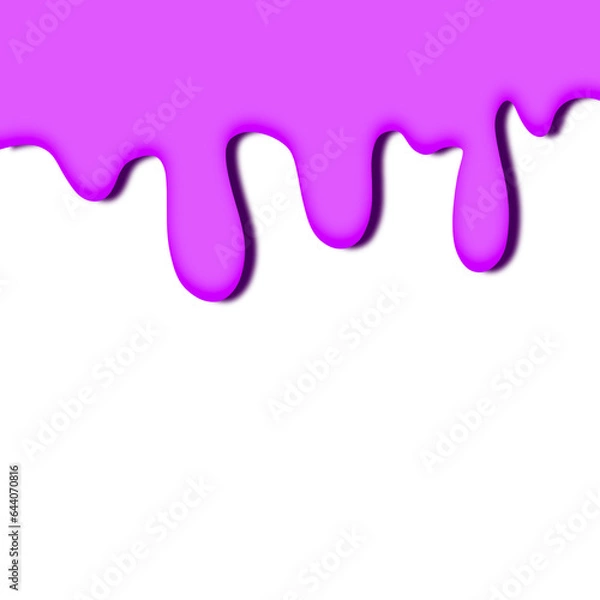 Fototapeta Purple colorful dripping splatter, Color splash or Dropping Background.abstract liquid wave