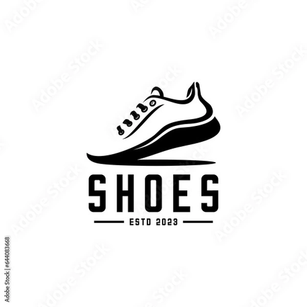 Fototapeta shoe vector design, logo shoes