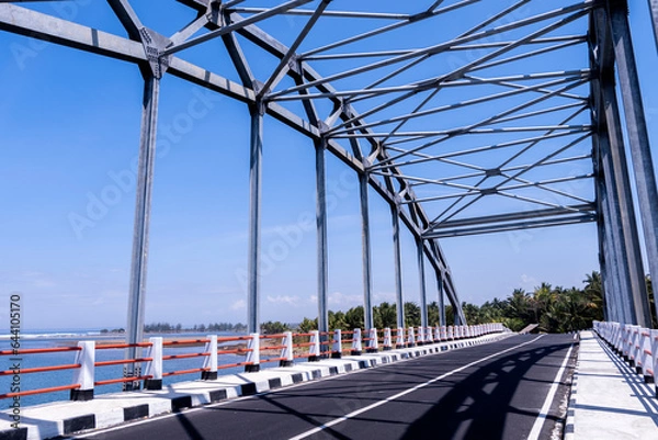 Obraz Bridge over the river