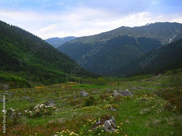 Obraz Kackar Mountains on a Cloudy Day