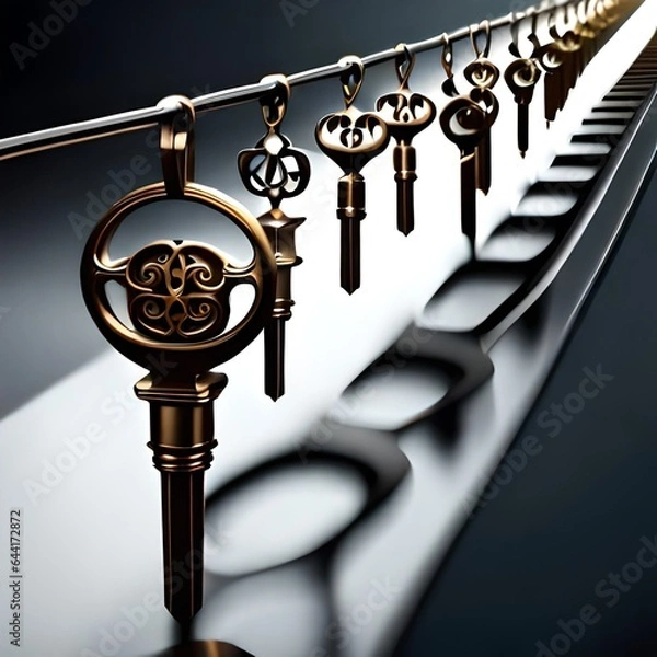 Fototapeta time is money concept Created using generative AI tolls