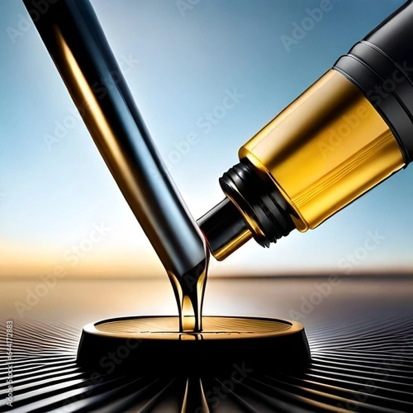 Fototapeta glass of wine on table Created using generative AI tolls