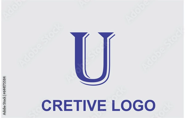 Fototapeta u letter logo